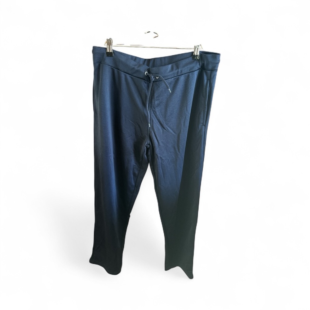 Tracksuit Women’s Large Navy Blue Drawstring Pants for Workout or Loungewear